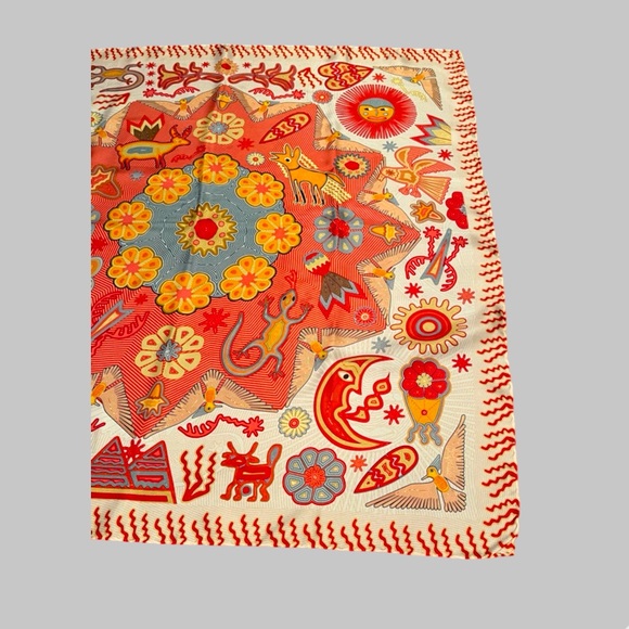 PINEDA COVALIN Mexico Scarf Large Square 43”x 43” - Picture 7 of 14